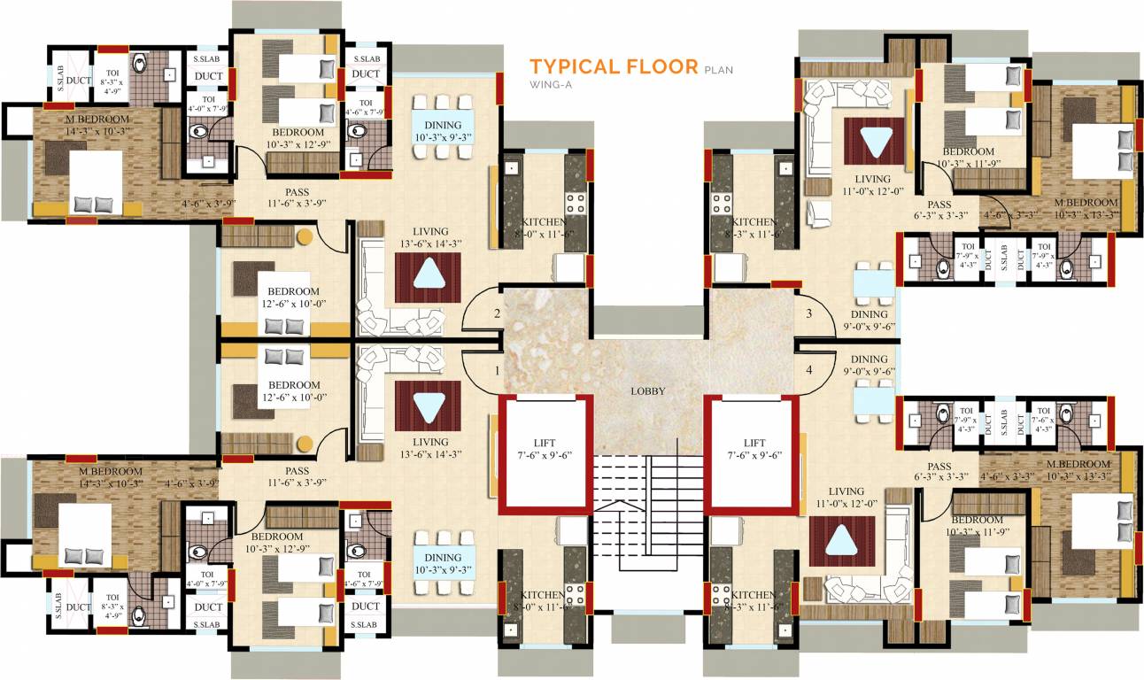 Images for Cluster Plan of Rodium Xpoint Prem Bhavna CHSL