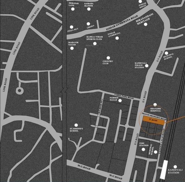 Images for Location Plan of Rodium Xpoint Prem Bhavna CHSL