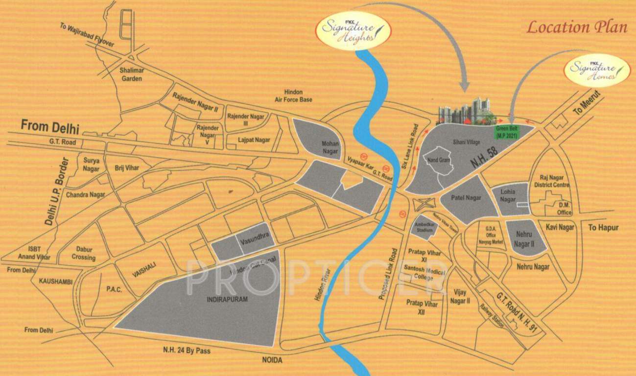 signature heights Images for Location Plan of MCC Developers Signature Heights