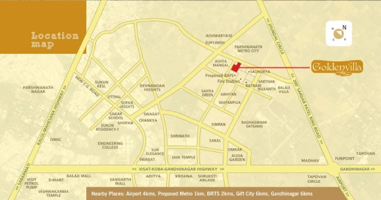  golden villa Images for Location Plan of Rashmi Golden Villa