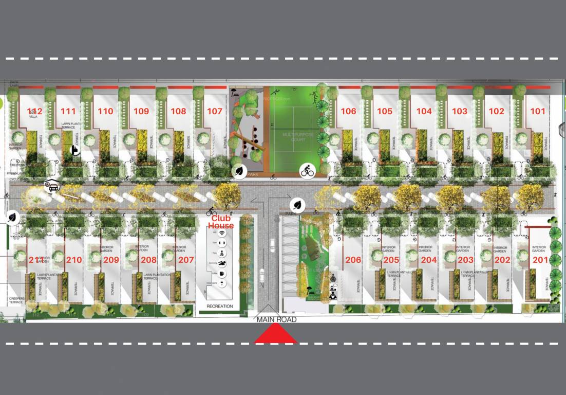 Images for Master Plan of Pooja First Leaf