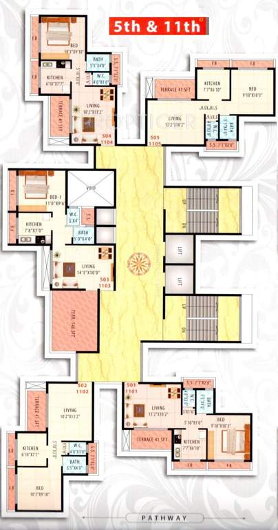 residency Images for Cluster Plan of Mahavir Residency