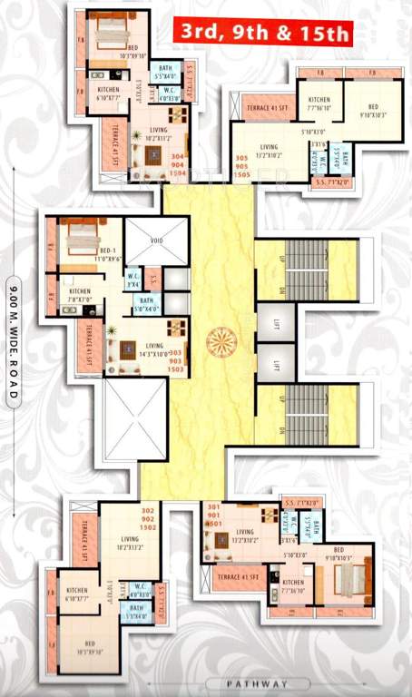 residency Images for Cluster Plan of Mahavir Residency
