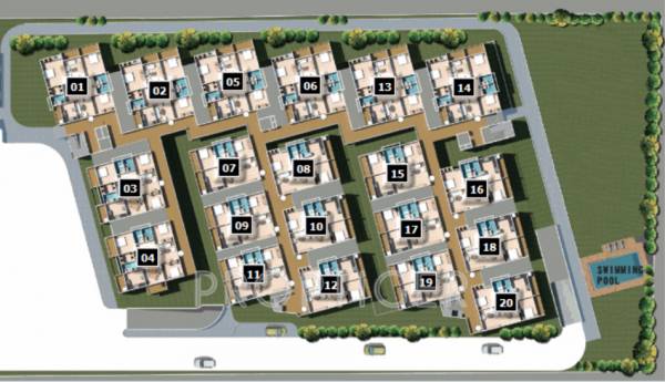 Images for Cluster Plan of Srinivasa Sri Amethyst Apartments