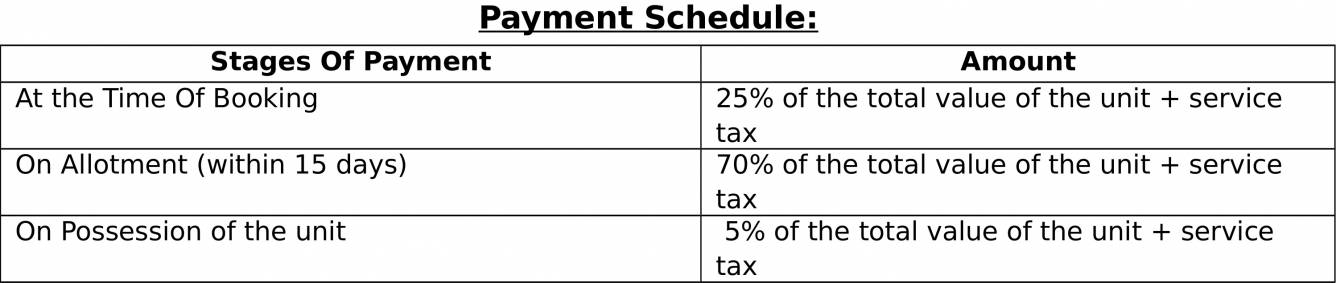 Images for Payment Plan of Orchid Lavanya Payment Plan