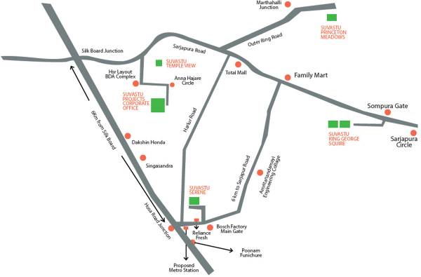 Images for Location Plan of Suvastu Princeton Meadows