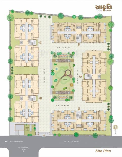 Images for Site Plan of Aroma Aakruti Apartment