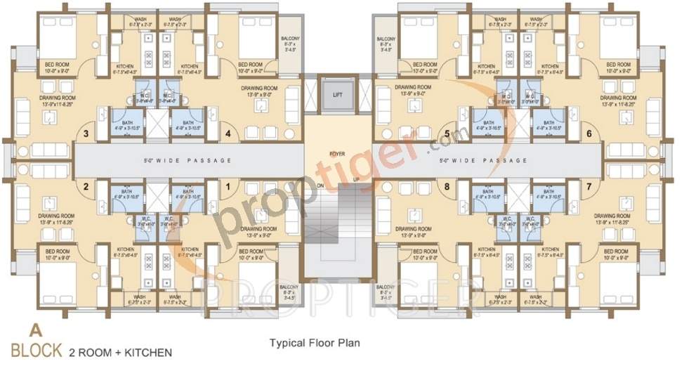 Images for Cluster Plan of Aroma Aakruti Apartment