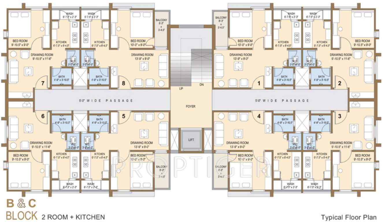 Images for Cluster Plan of Aroma Aakruti Apartment