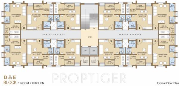 Images for Cluster Plan of Aroma Aakruti Apartment