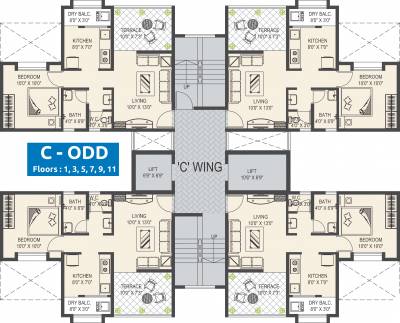 Images for Cluster Plan of Gokhale Briz Images for Cluster Plan of Gokhale Briz