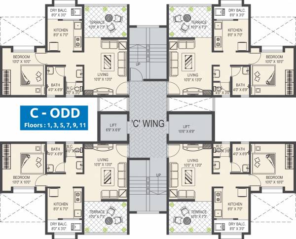 Images for Cluster Plan of Gokhale Briz
