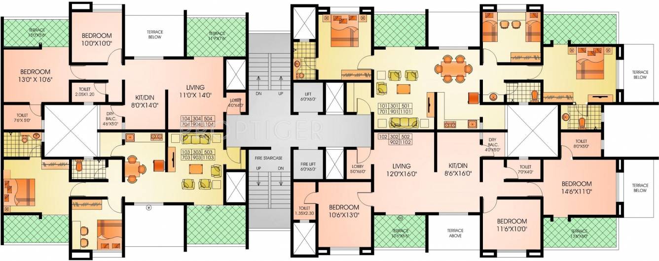 Images for Cluster Plan of RajHeramba Regalia Residency