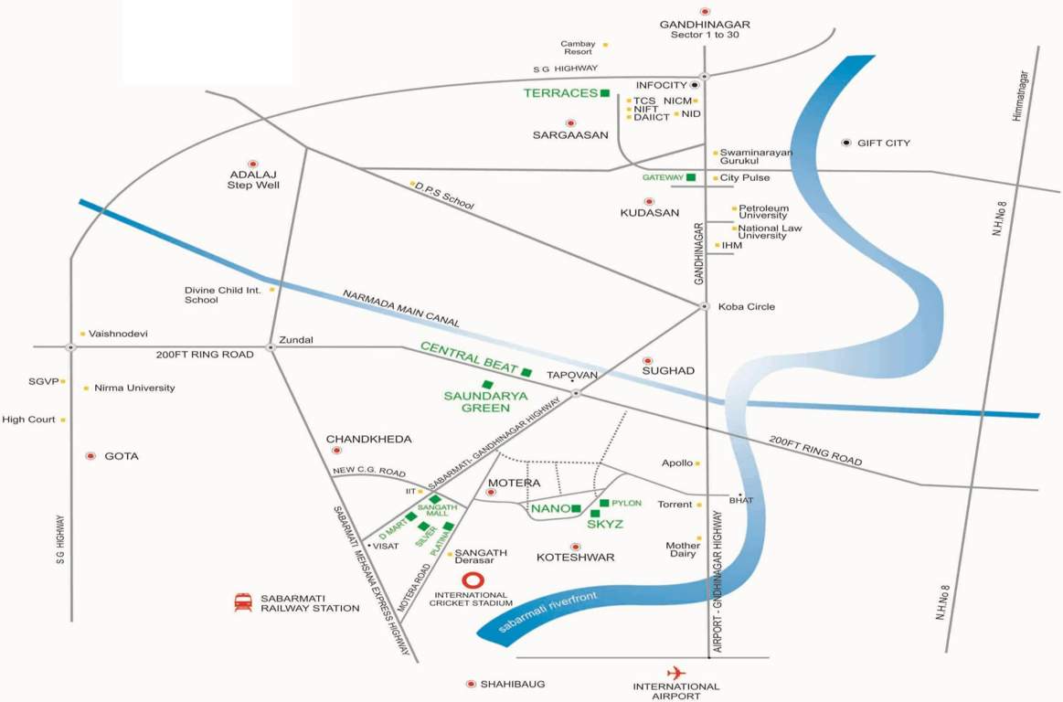  nano Images for Location Plan of Sangath Nano