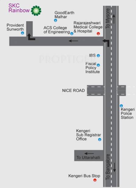 Images for Location Plan of Sri Krishna Constructions India SKC Rainbow