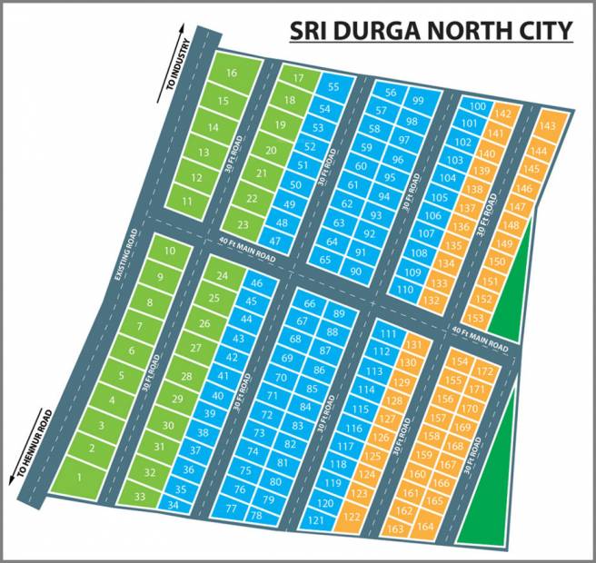 Images for Layout Plan of Sri North City