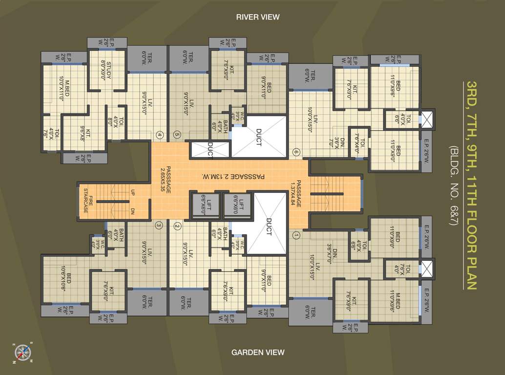  paradise Tower C Cluster Plan