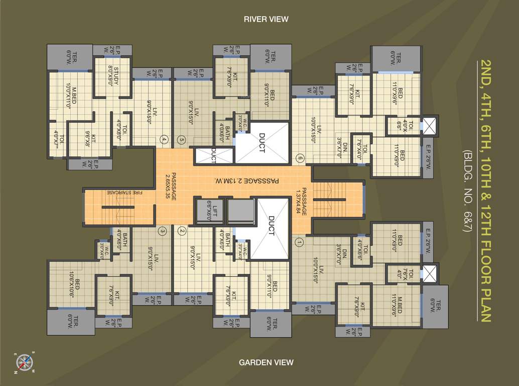  paradise Tower D Cluster Plan