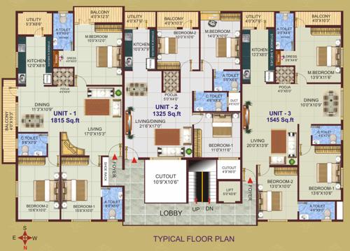  palace Images for Cluster Plan of Shivaganga Palace