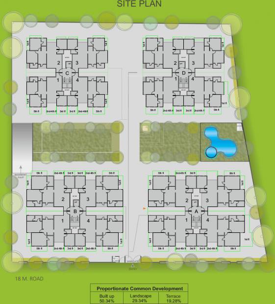 Images for Site Plan of Sangath Terraces
