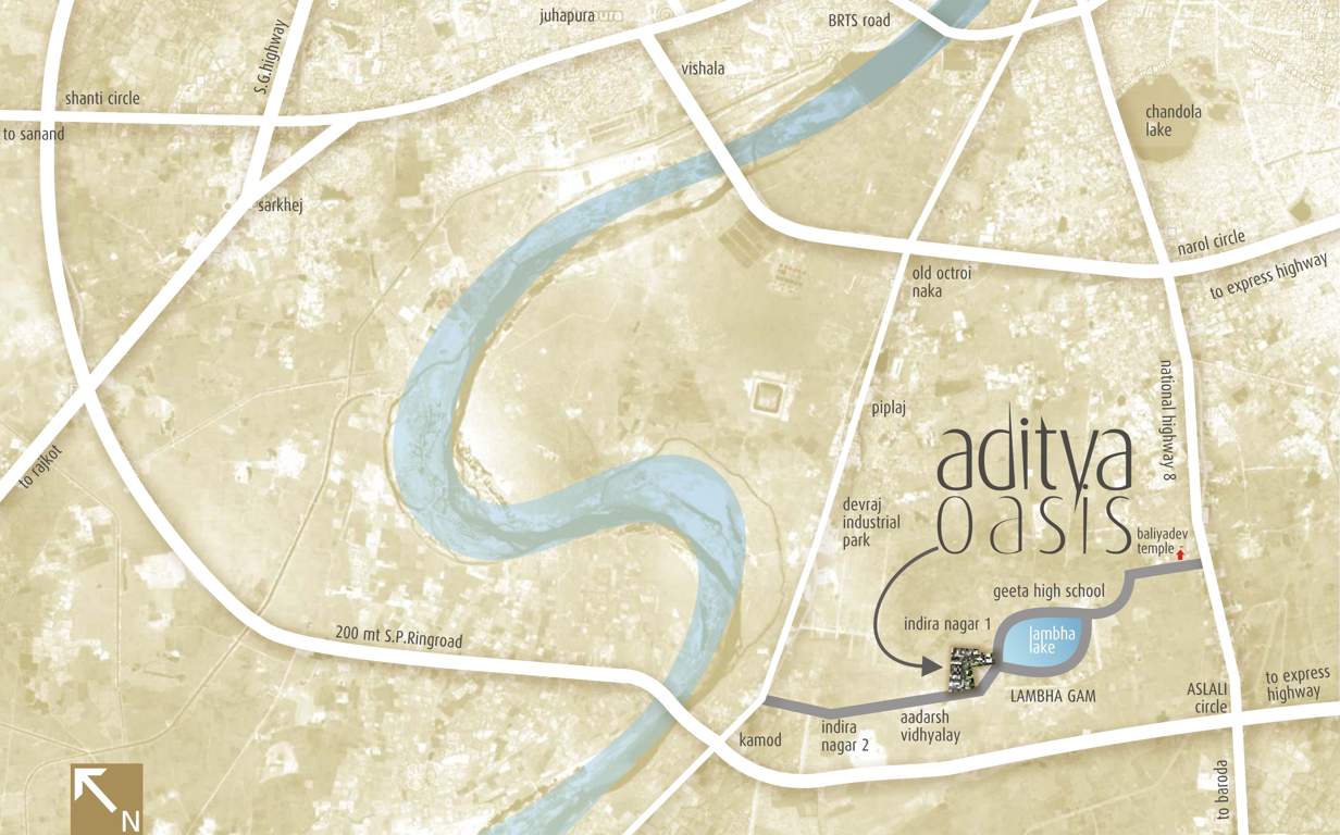  aditya oasis Images for Location Plan of JP Aditya Oasis