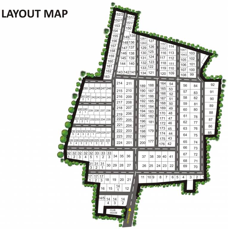  residency Layout Plan