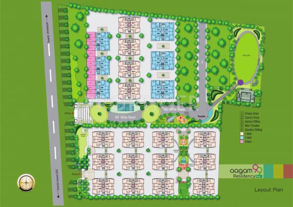 Images for Layout Plan of Aagam 99 Residency