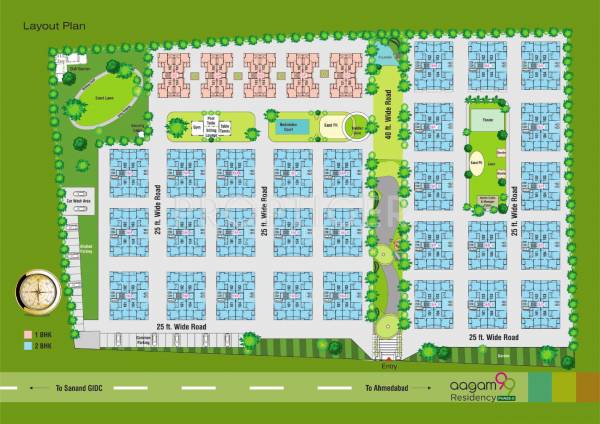 Images for Layout Plan of Aagam 99 Residency