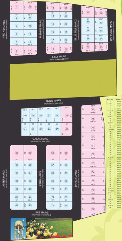 lotus gardens Layout Plan