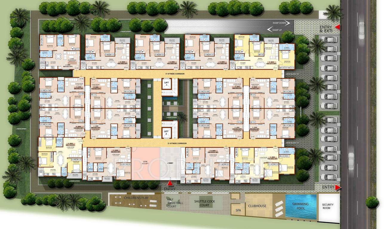 Images for Cluster Plan of SaiRam Sai Ram Gardenia