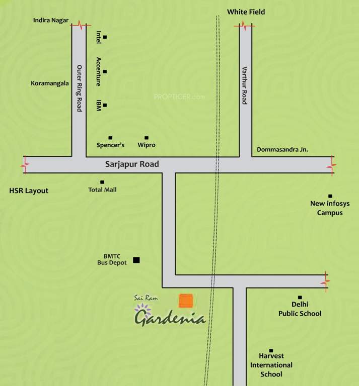Images for Location Plan of SaiRam Sai Ram Gardenia