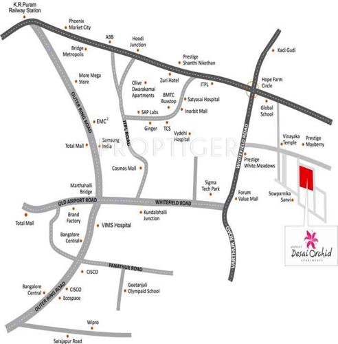  desai-orchid Images for Location Plan of Adithya Desai Orchid
