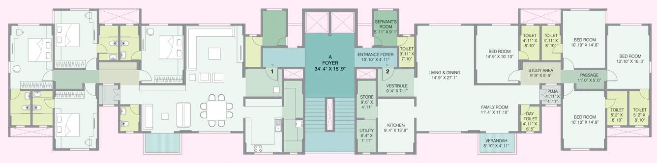 gardenia Images for Cluster Plan of Gala Gardenia