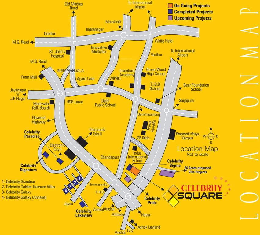  square Images for Location Plan of Celebrity Square
