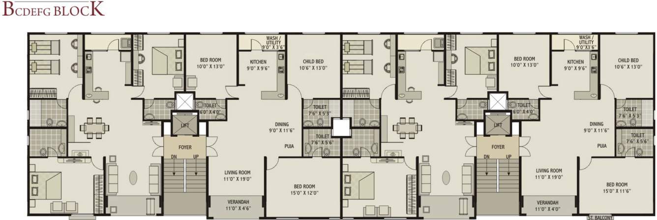  classic Images for Cluster Plan of Shagun Classic