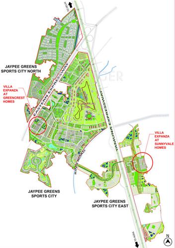 Images for Location Plan of Jaypee Villa Expanza Country Homes II Images for Location Plan of Jaypee Villa Expanza Country Homes II