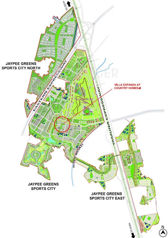 Images for Master Plan of Jaypee Villa Expanza Country Homes II