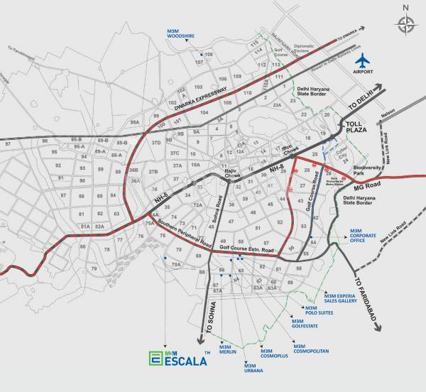 Images for Location Plan of M3M Escala Images for Location Plan of M3M Escala