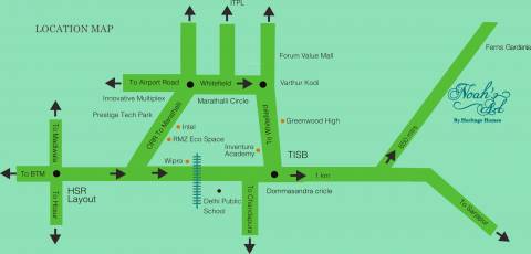 Image of Location Map of Saiven Developers Caesars Palace