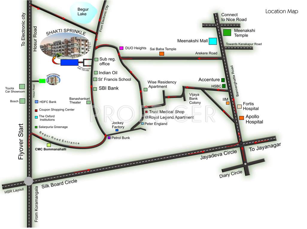  sprinkle Images for Location Plan of Shakti Sprinkle