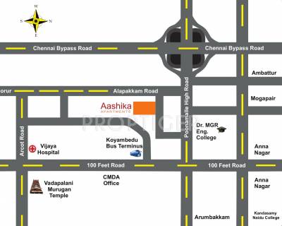 Images for Location Plan of Ganga Aashika Apartments