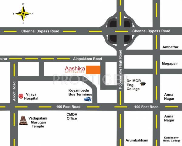 Images for Location Plan of Ganga Aashika Apartments