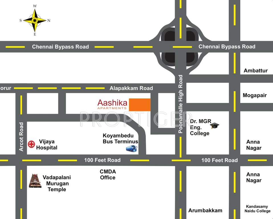 Images for Location Plan of Ganga Aashika Apartments