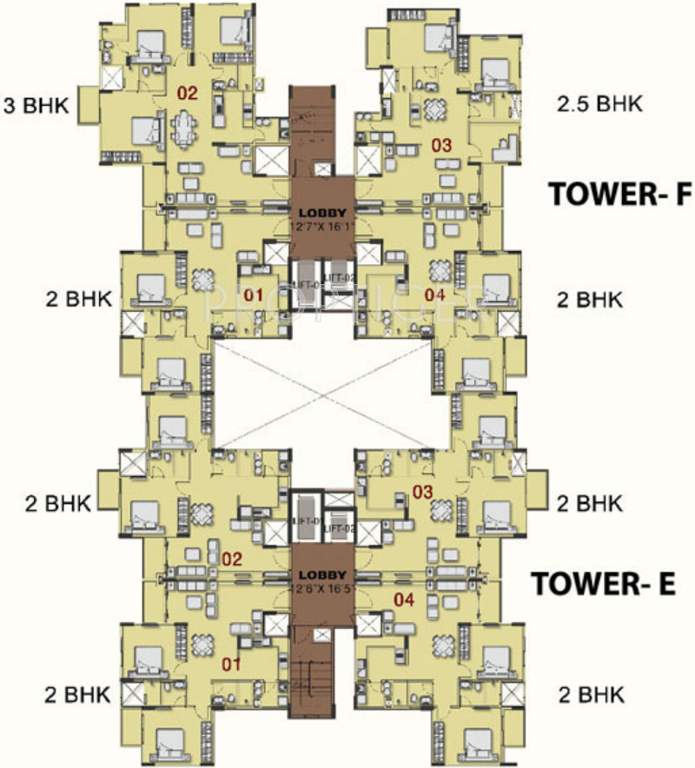  urbana pavilion Images for Cluster Plan of Ozone Urbana Pavilion