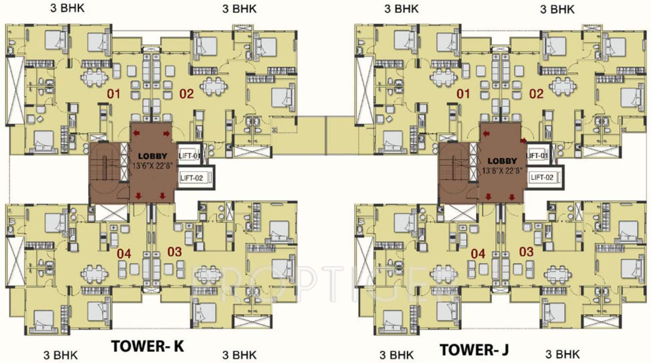  urbana pavilion Images for Cluster Plan of Ozone Urbana Pavilion