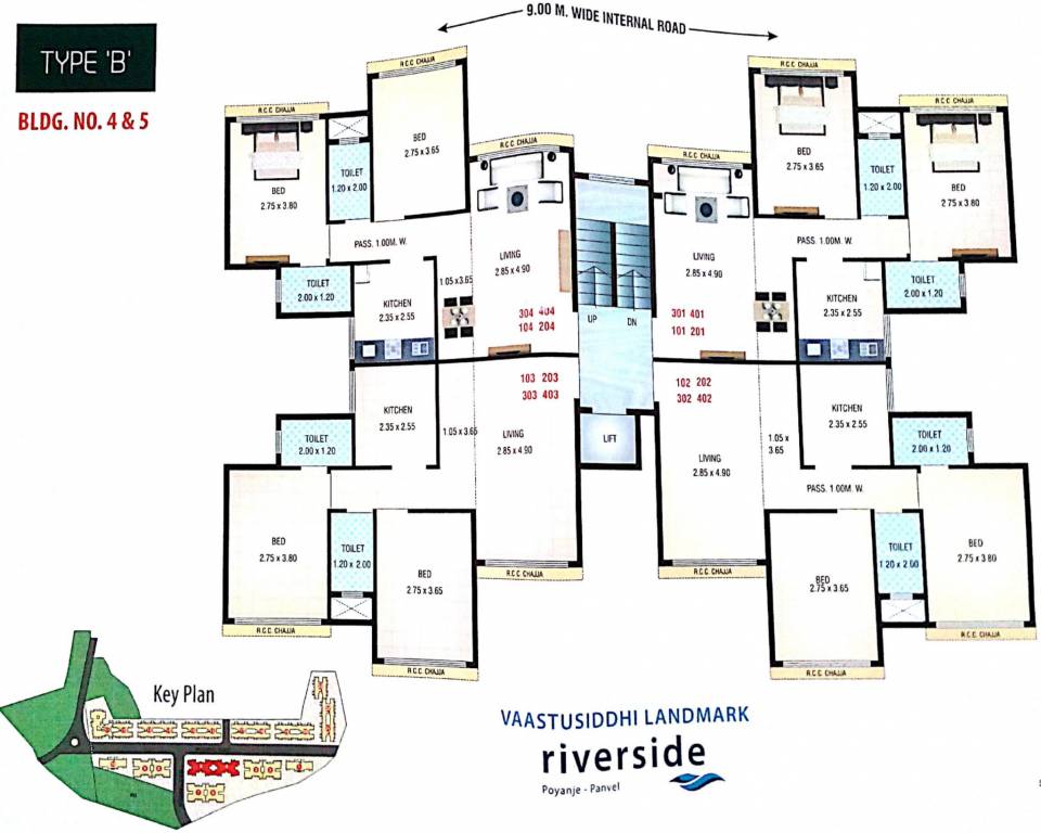Images for Cluster Plan of Vaastu Landmark Riverside