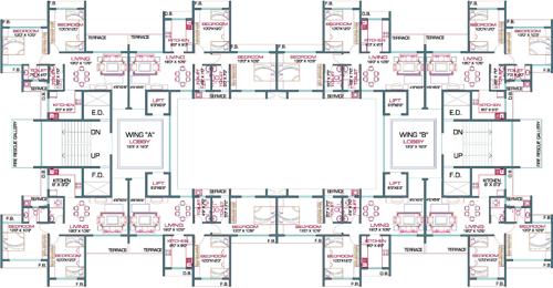  hill-view-residency Images for Cluster Plan of Priyanka Hill View Residency