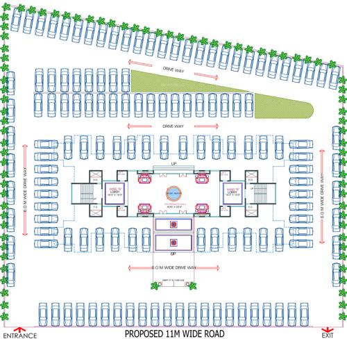  hill-view-residency Images for Cluster Plan of Priyanka Hill View Residency