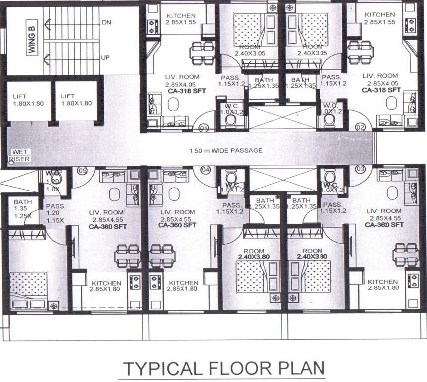 Images for Cluster Plan of Baba Ekta Co Op HSG Society