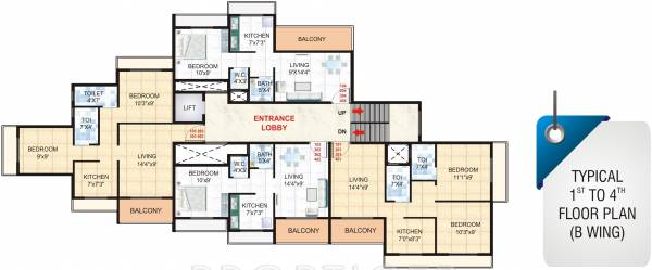  darshan Wing B Cluster Plan